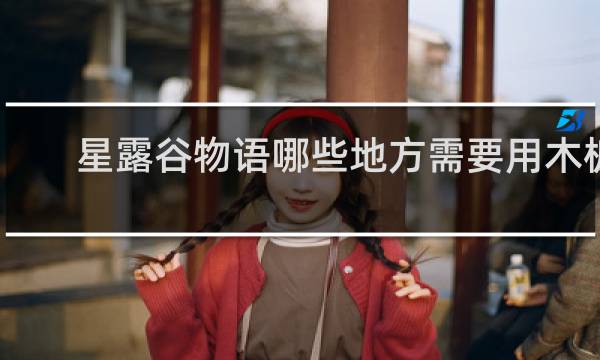 星露谷物语哪些地方需要用木板