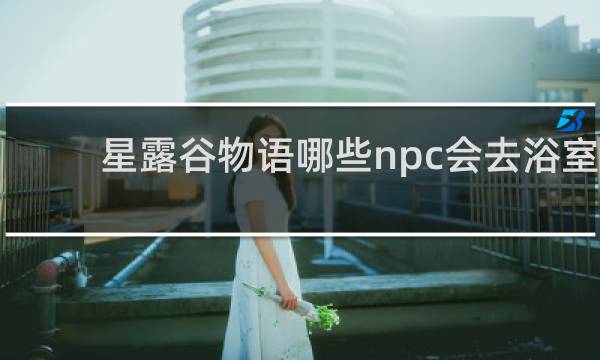 星露谷物语哪些npc会去浴室