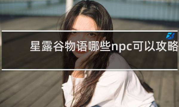 星露谷物语哪些npc可以攻略