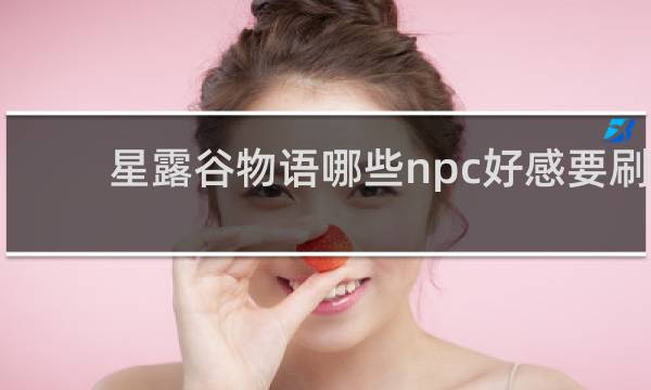 星露谷物语哪些npc好感要刷