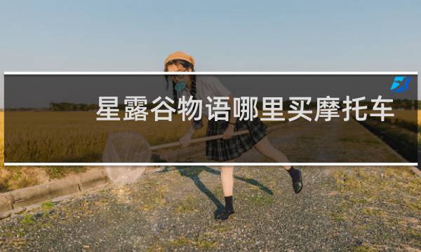 星露谷物语哪里买摩托车