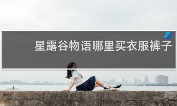 星露谷物语哪里买衣服裤子
