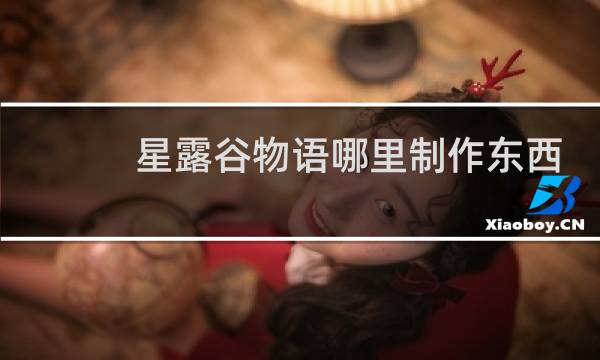 星露谷物语哪里制作东西
