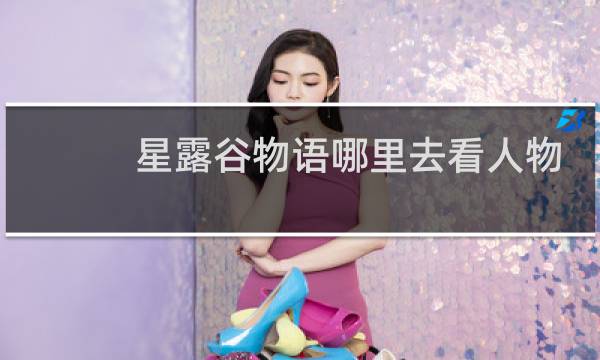 星露谷物语哪里去看人物