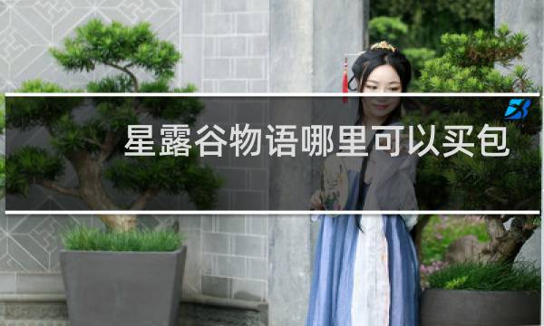 星露谷物语哪里可以买包
