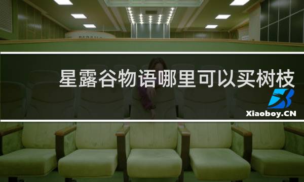 星露谷物语哪里可以买树枝