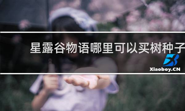 星露谷物语哪里可以买树种子