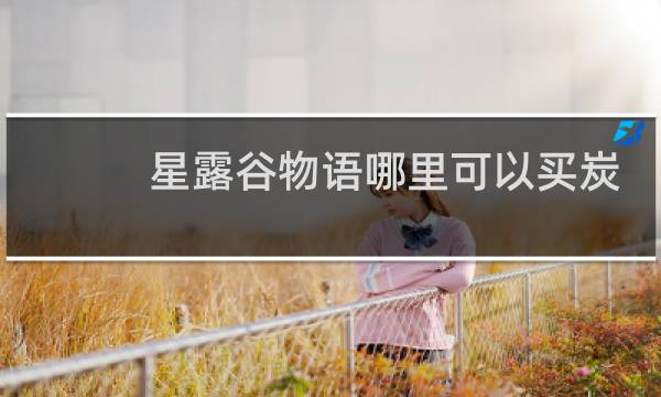 星露谷物语哪里可以买炭