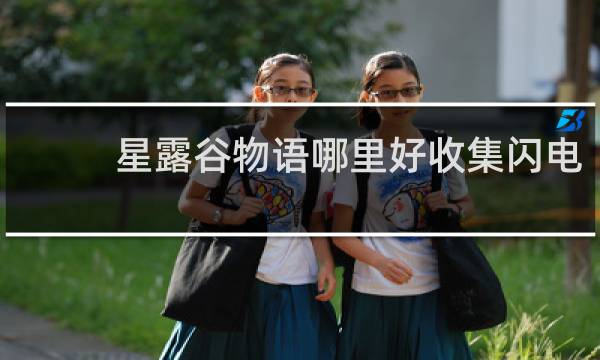 星露谷物语哪里好收集闪电