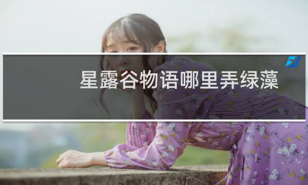 星露谷物语哪里弄绿藻