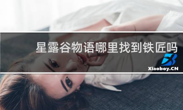 星露谷物语哪里找到铁匠吗
