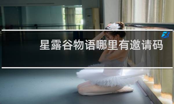 星露谷物语哪里有邀请码