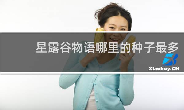星露谷物语哪里的种子最多