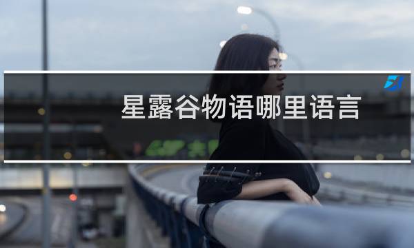 星露谷物语哪里语言