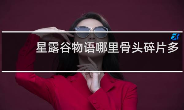 星露谷物语哪里骨头碎片多