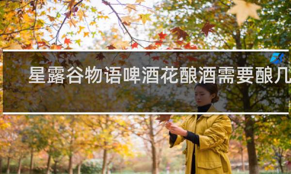 星露谷物语啤酒花酿酒需要酿几天