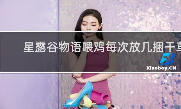 星露谷物语喂鸡每次放几捆干草