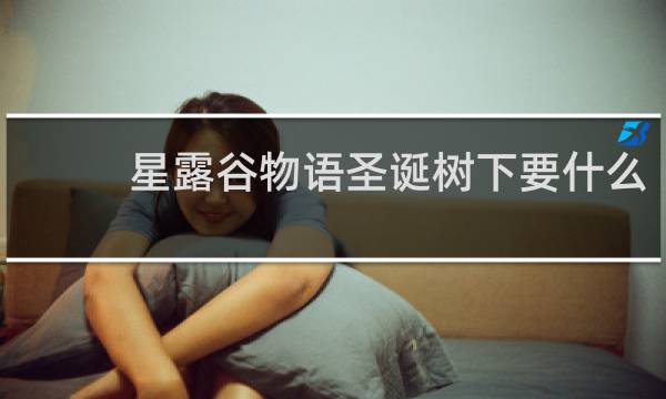 星露谷物语圣诞树下要什么