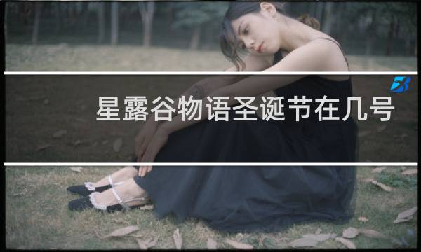 星露谷物语圣诞节在几号