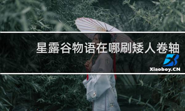星露谷物语在哪刷矮人卷轴