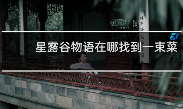 星露谷物语在哪找到一束菜