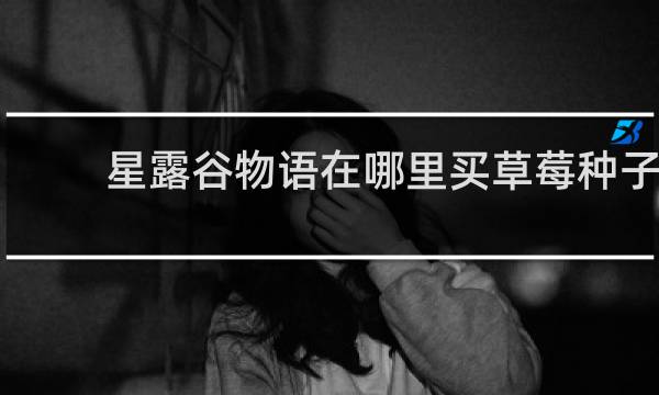 星露谷物语在哪里买草莓种子