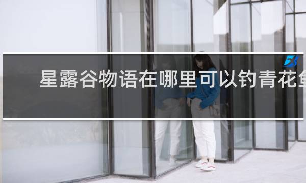 星露谷物语在哪里可以钓青花鱼