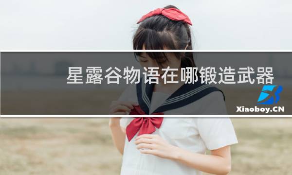 星露谷物语在哪锻造武器