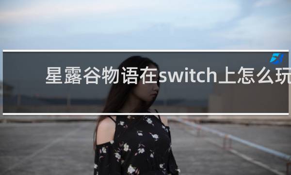 星露谷物语在switch上怎么玩