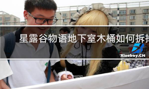 星露谷物语地下室木桶如何拆掉