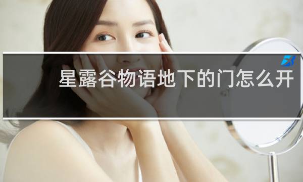 星露谷物语地下的门怎么开