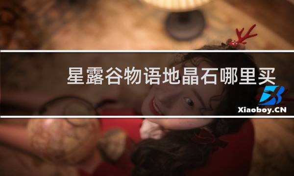星露谷物语地晶石哪里买