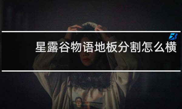 星露谷物语地板分割怎么横