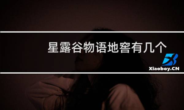星露谷物语地窖有几个