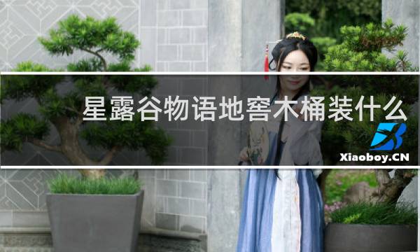 星露谷物语地窖木桶装什么