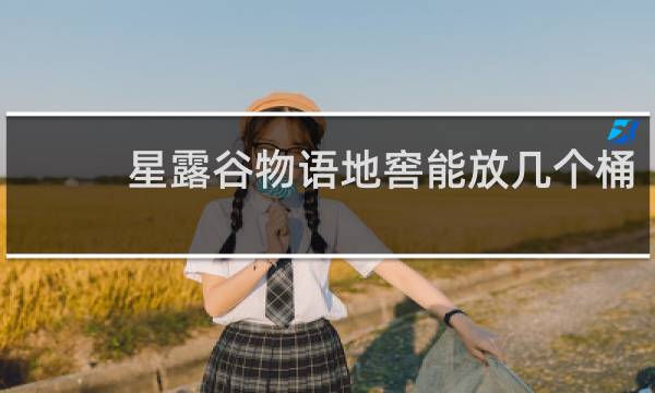 星露谷物语地窖能放几个桶