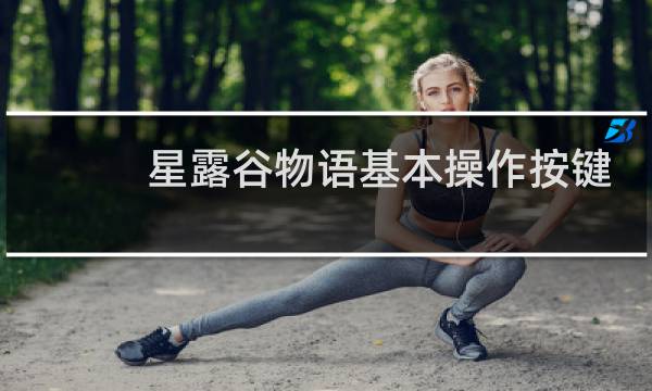 星露谷物语基本操作按键