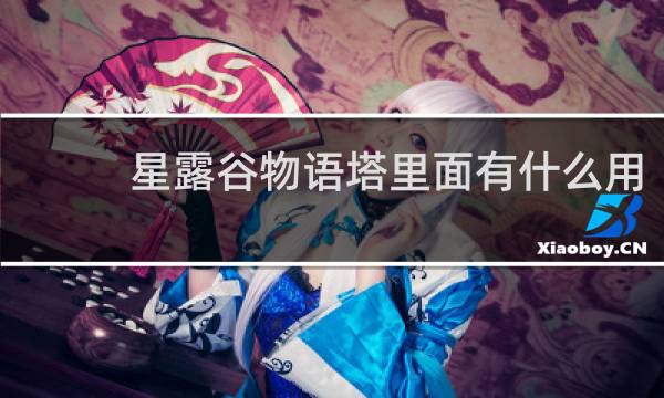 星露谷物语塔里面有什么用