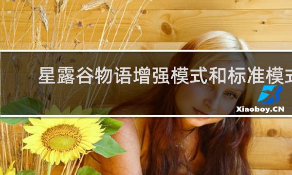 星露谷物语增强模式和标准模式