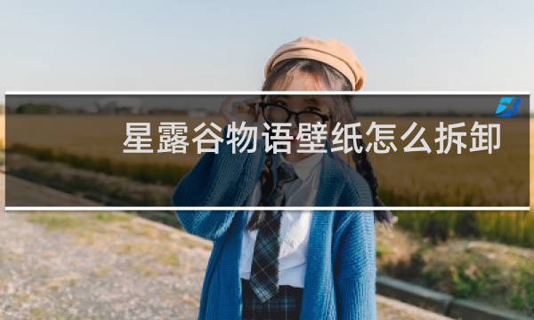 星露谷物语壁纸怎么拆卸