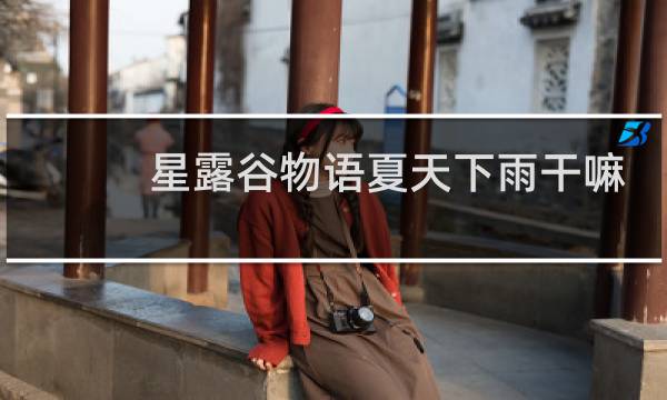 星露谷物语夏天下雨干嘛