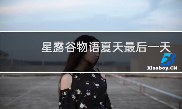 星露谷物语夏天最后一天