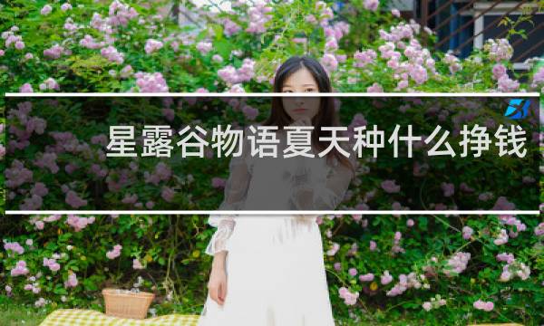 星露谷物语夏天种什么挣钱