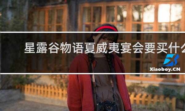 星露谷物语夏威夷宴会要买什么