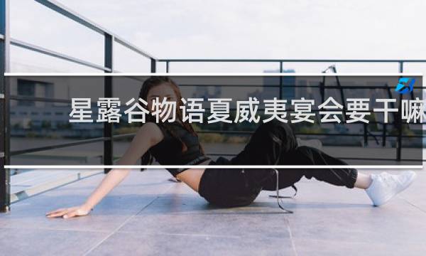 星露谷物语夏威夷宴会要干嘛