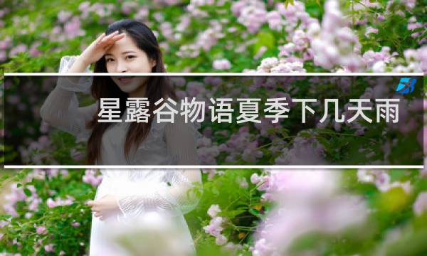星露谷物语夏季下几天雨