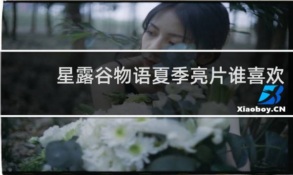 星露谷物语夏季亮片谁喜欢