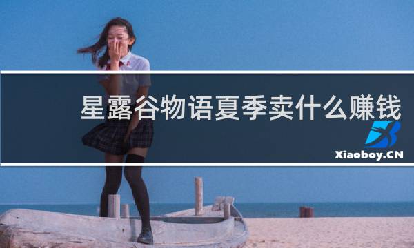 星露谷物语夏季卖什么赚钱