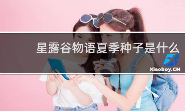 星露谷物语夏季种子是什么