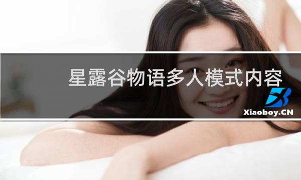 星露谷物语多人模式内容